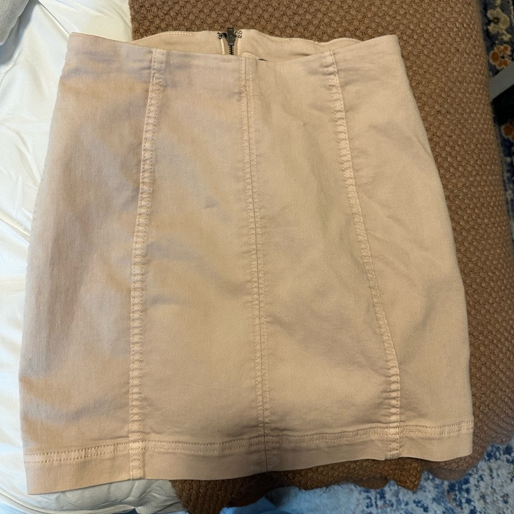 Light Pink Jean Skirt